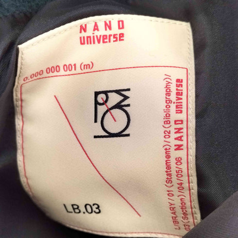 ナノユニバース NANO universe IN TES PRA ショールカラーコート メンズ JPN:L