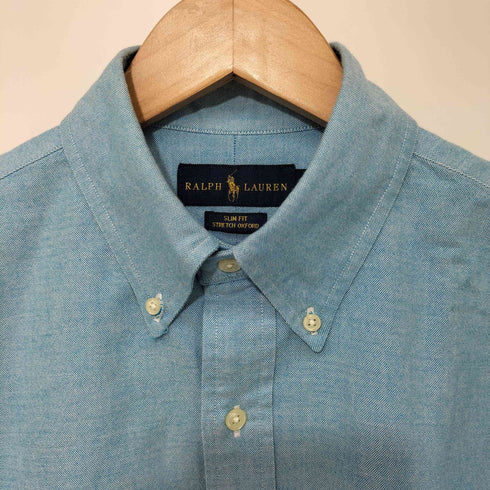 ラルフローレン RALPH LAUREN ポニー刺繍 SLIM FIT L/Sシャツ メンズ JPN:M