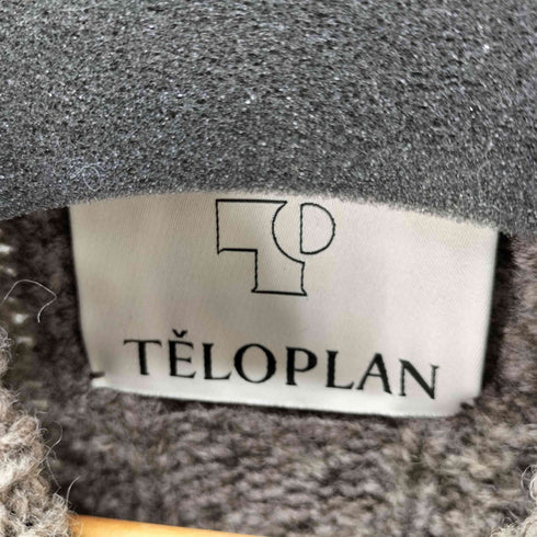 TĔLOPLAN 21AW ウール100%ケーブル編みクロップドセーター レディース FREE