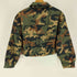ザラ ZARA カモフラージュ クロップド パデッド ジャケット レディース import:M