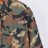 ザラ ZARA カモフラージュ クロップド パデッド ジャケット レディース import:M