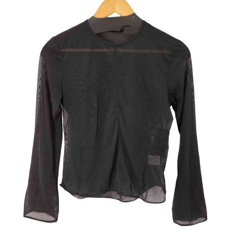 マメクロゴウチ Mame Kurogouchi 22AW シアークルーネックTシャツ レディース JPN:L
