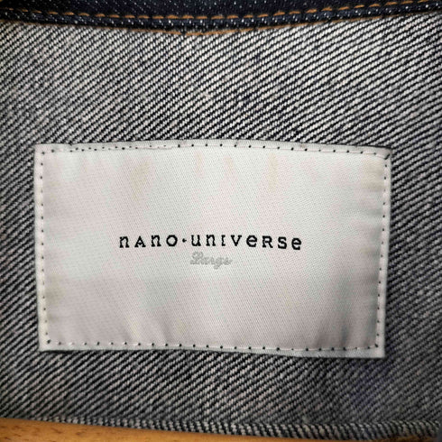 ナノユニバース NANO universe 月桂樹ボタン インディゴデニムジャケット メンズ JPN:L