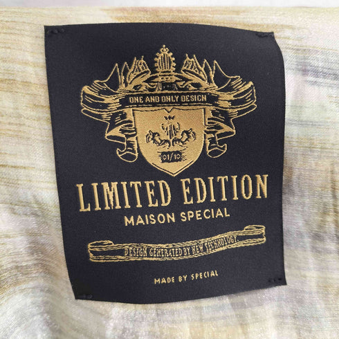 メゾンスペシャル MAISON SPECIAL 24AW Limited Edition Prime-Over Regular Collar Shirt メンズ JPN:2