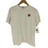 プレイコムデギャルソン PLAY COMME des GARCONS AD2020 PLAY RED HEART TEE ロゴ 刺繍 レッドハート S/S クルーネック Tシャツ メンズ JPN:L