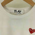 プレイコムデギャルソン PLAY COMME des GARCONS AD2020 PLAY RED HEART TEE ロゴ 刺繍 レッドハート S/S クルーネック Tシャツ メンズ JPN:L
