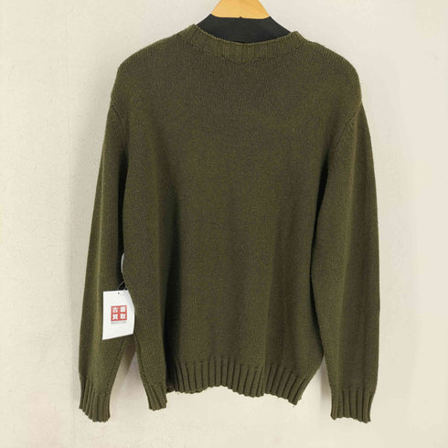 ディーゼル DIESEL 90-00s MADE IN ITALY パンドラ期 Dロゴ アクリルウールニット メンズ import:L