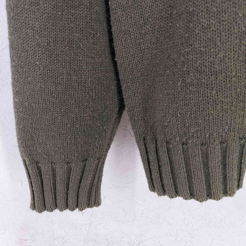 ディーゼル DIESEL 90-00s MADE IN ITALY パンドラ期 Dロゴ アクリルウールニット メンズ import:L