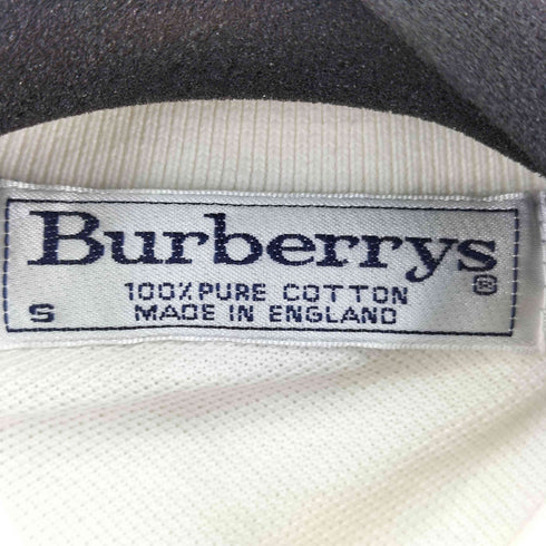 バーバリーズ BURBERRYS ワンポイント刺繍 ノースリーブポロシャツ レディース JPN:S