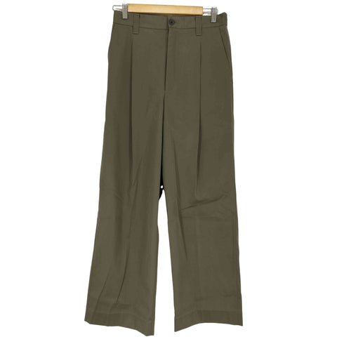 メゾンスペシャル MAISON SPECIAL 24AW 120/2/2 Suvin Cotton Gabardine Prime-Wide One Tuck Pants メンズ JPN:2