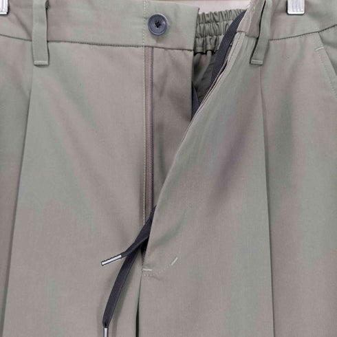メゾンスペシャル MAISON SPECIAL 24AW 120/2/2 Suvin Cotton Gabardine Prime-Wide One Tuck Pants メンズ JPN:2