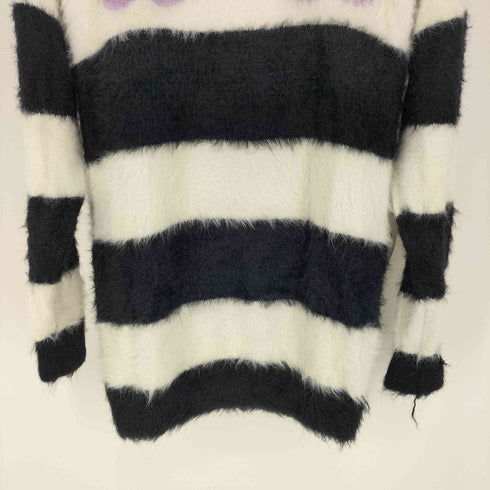 キャンディストリッパー Candy Stripper CHERRY BORDER SHAGGY KNIT ONE-PIECE チェリー ボーダー モヘアタッチ シャギー ニット レディース JPN:2