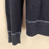 プロントウォモ PRONTO UOMO Blue コットンアクリル ラグランハーフジップニット 薄手 メンズ import:L