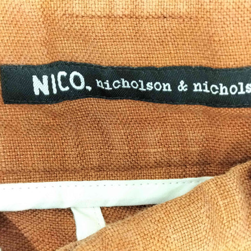 NICO nicholson and nicholson リネンクロップドパンツ メンズ 38