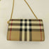 バーバリー BURBERRY ノヴァチェック チェーンウォレット カードケース レディース