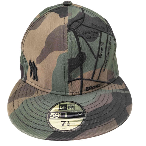 ニューエラ NEW ERA 59FIFTY チームロゴ刺繍ベースボールキャップ 迷彩 ウッドランドカモ メンズ 7 1/2