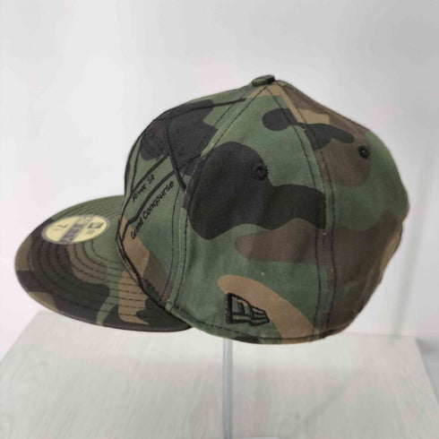 ニューエラ NEW ERA 59FIFTY チームロゴ刺繍ベースボールキャップ 迷彩 ウッドランドカモ メンズ 7 1/2
