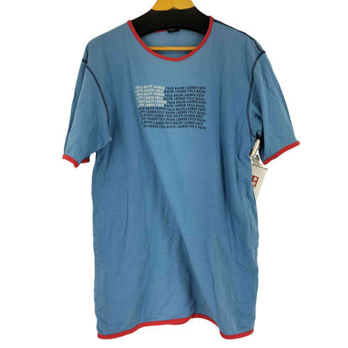 ポロバイラルフローレン Polo by RALPH LAUREN プリントリンガーTシャツ メンズ JPN:XL