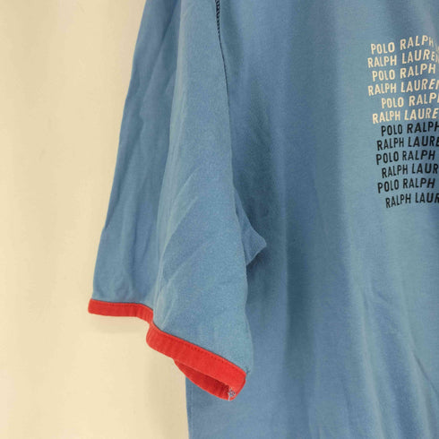 ポロバイラルフローレン Polo by RALPH LAUREN プリントリンガーTシャツ メンズ JPN:XL