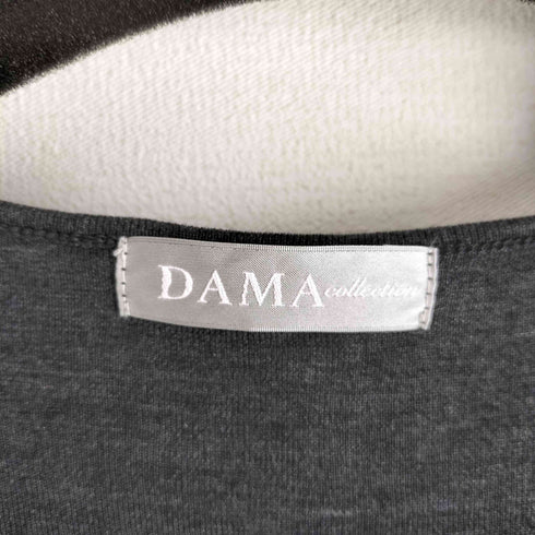 ダーマコレクション DAMA collection レース切替 シルクブラウス レディース L