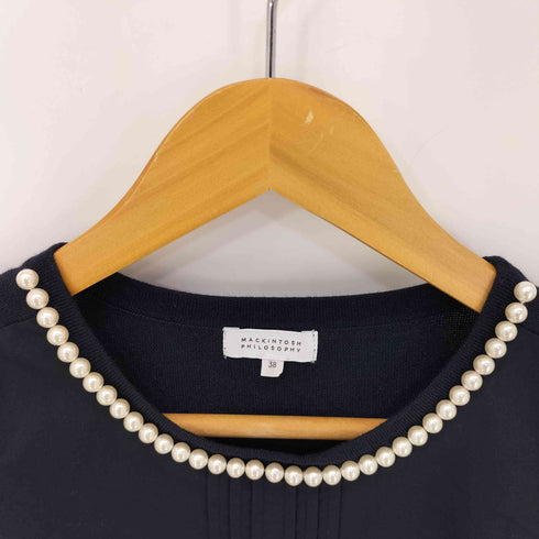 マッキントッシュフィロソフィー MACKINTOSH PHILOSOPHY ビジュー装飾ノースリーブブラウス レディース JPN:38