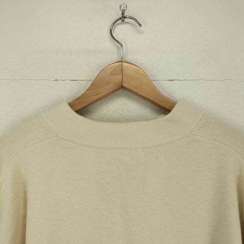 デミルクスビームス Demi-Luxe BEAMS ウールカシミヤ ヘンリーネック プルオーバー レディース