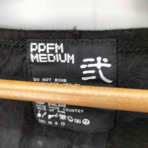 ピーピーエフエム PPFM 有刺鉄線プリント L/S Tシャツ Y2K メンズ JPN:1