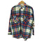 GARRISN USED WASH 5169 UW 784 タータンチェック フラップポケット アクリル シャツ ジャケット レディース FREE