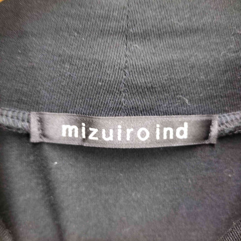 ミズイロインド mizuiro ind ハイネックL/S TEE レディース