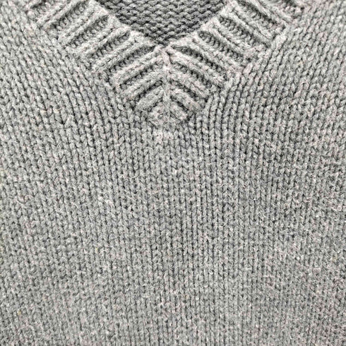 ポロバイラルフローレン Polo by RALPH LAUREN ワンポイント刺繍Vネックコットンニット メンズ M