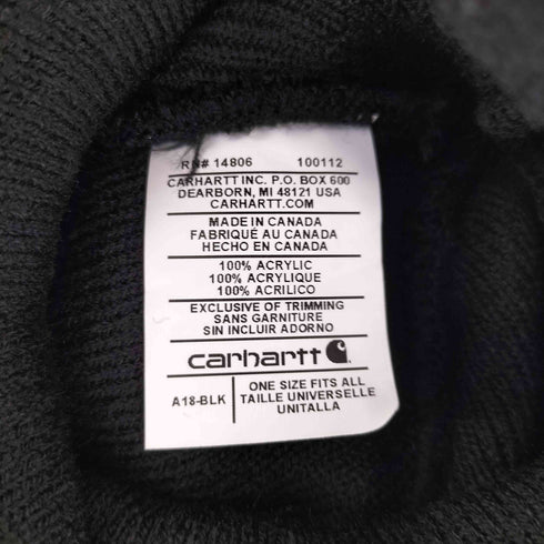 カーハート Carhartt ACRYLIC WATCH HAT メンズ