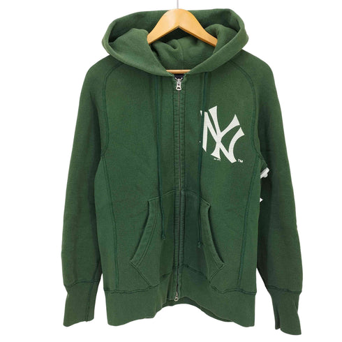 マジェスティック MAJESTIC ワンポイントプリントフルジップアップパーカー メンズ M