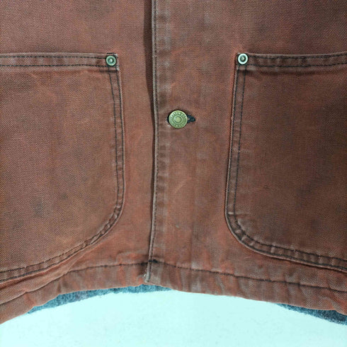 カーハート Carhartt 80S~ MADE IN USA ミシガンチョアコート 裏地ブランケット 襟ダック メンズ XXL