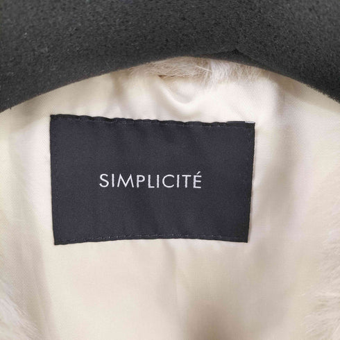 シンプリシテェ SIMPLICITE ミドル丈ファーベスト レディース FREE