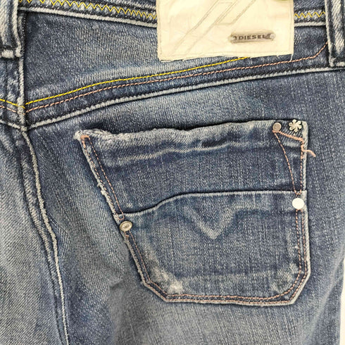 ディーゼル DIESEL LOWKY Y2K ストレートデニムパンツ レディース US:25
