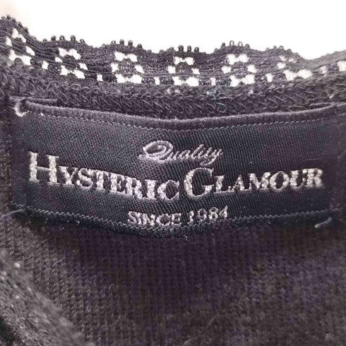 ヒステリックグラマー HYSTERIC GLAMOUR ヒスガールプリント レース切替キャミソール レディース FREE