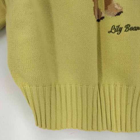 リリーブラウン Lily Brown Lily Bearハーフスリーブニットトップス レディース ONE SIZE