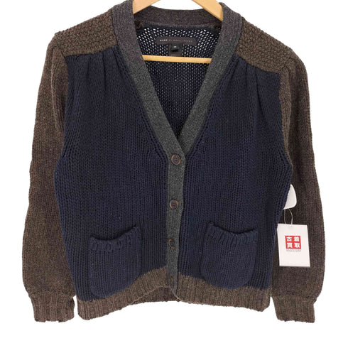 マークバイマークジェイコブス Marc by Marc Jacobs コットン ウール バイカラー ニット カーディガン レディース import:XS