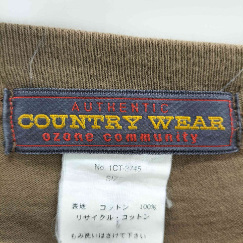 オゾンコミュニティー OZONE COMMYUNITY country wear unity カットソー メンズ