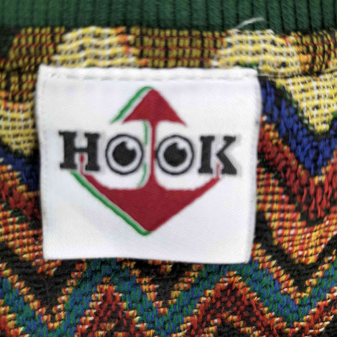 フック HOOK パッチワーク柄幾何学模様 ゴブラン ブルゾン メンズ JPN:XL