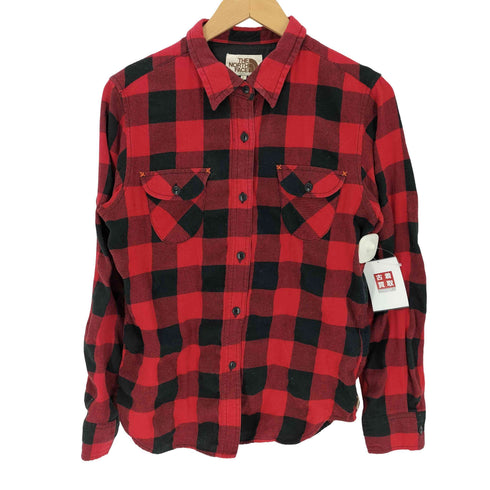 ザノースフェイス THE NORTH FACE 復刻 茶タグ Forest Hill Shirt 猫目ボタン タータンチェック ビエラ シャツ レディース import:L