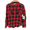 ザノースフェイス THE NORTH FACE 復刻 茶タグ Forest Hill Shirt 猫目ボタン タータンチェック ビエラ シャツ レディース import:L