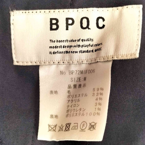 ビーピーキューシー BPQC ウールセンタープレススラックスパンツ メンズ JPN:M