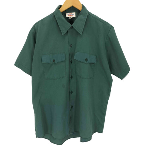 ディッキーズ Dickies レギュラーカラーダブルポケットワークシャツ メンズ import:XL