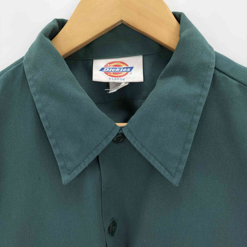 ディッキーズ Dickies レギュラーカラーダブルポケットワークシャツ メンズ import:XL