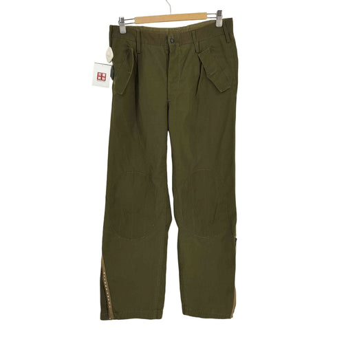 ユーロミリタリー Euro military イタリア軍 ユーロ ボタンフライ コンバットパンツ パラシュート LAMPO ZIPPER メンズ
