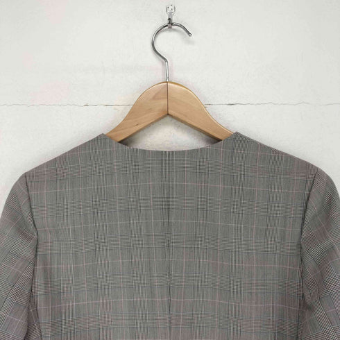 ユナイテッドアローズグリーンレーベルリラクシング UNITED ARROWS green label relaxing カチリラ ノーラペル ダブル ジャケット レディース JPN:36