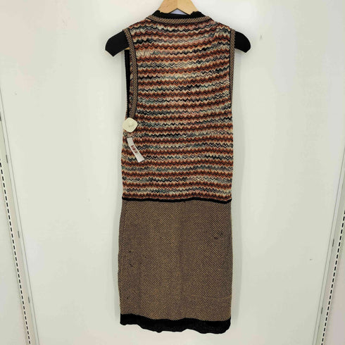 ミッソーニ MISSONI ノースリーブ ニットワンピース レディース EUR:46