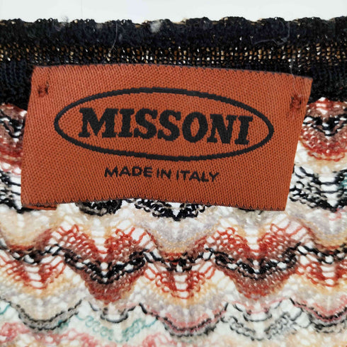 ミッソーニ MISSONI ノースリーブ ニットワンピース レディース EUR:46