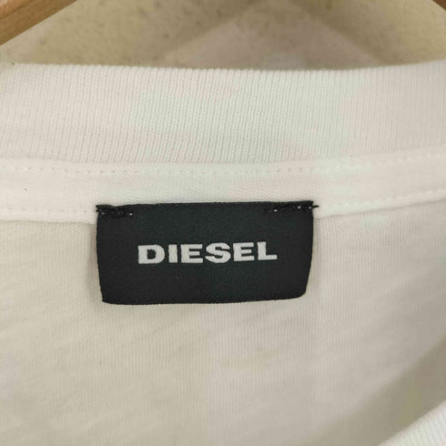 ディーゼル DIESEL 薔薇プリント クルーネックTシャツ レディース JPN:S